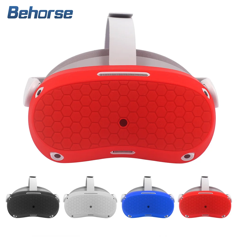 Silicone Protective Cover Shell Case For Pico 4 VR Headset Head Cover Anti-Scratches For Pico Neo 4 Accessories