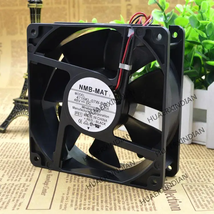Новый комплект охлаждающего вентилятора 4715KL-07W-B30 12038 48 В 0.21a12 см