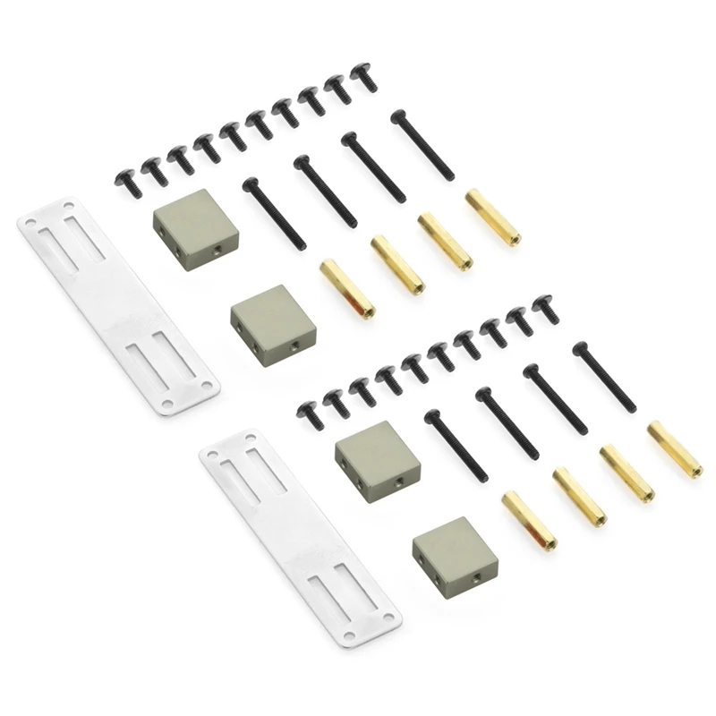 

2X Metal Servo Fixed Mount Bracket Kit For MN D90 D91 D99S MN99S 1/12 RC Truck Car Upgrade Parts Accessories,Titanium