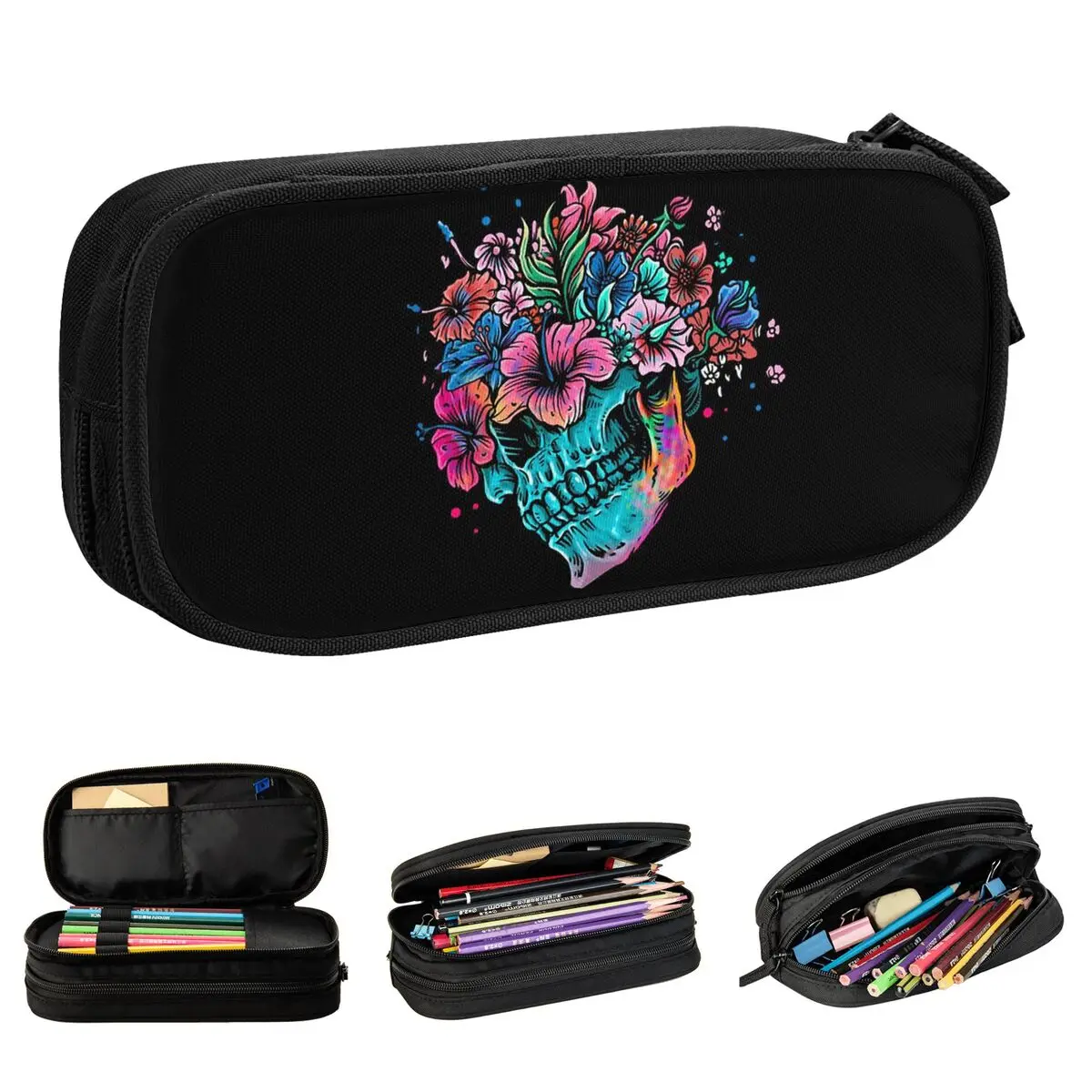 Pen Holder Kids Big Capacity Bags Office Gift Stationery