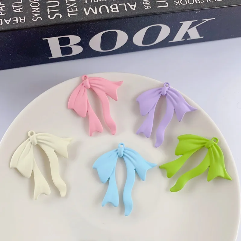 

10pcs Handmade Butterfly Pendant Base Colorful Pendant Charms for Diy Necklace Earrings Connectors Jewelry Making Findings