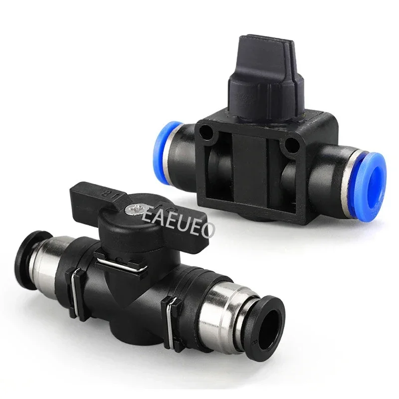 Пневматические фитинги для клапанов BUC/HVFF wa трубы и pu разъемы прямой упоры 4 мм 6 8 10