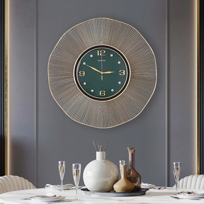

Digital Gold Wall Clock Nordic Design Bedroom Luxury Modern Wall Clock Minimalist Smart Horloge Murale De Luxe Room Decora