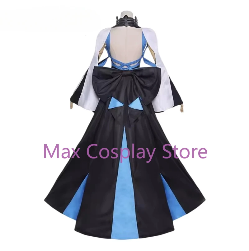 Фото Max Cos Fate/Grand Order Morgan Косплей Костюм FGO Morgan Платье Костюмы на Хэллоуин Вечернее Платье Женское №3