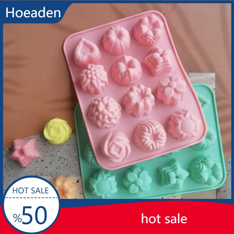 

Flower Rose Flowers Shape Silicone Mold Cake DIY Decoration Chocolate 3D Mould Tools Soap Candy Pudding Baking Tools