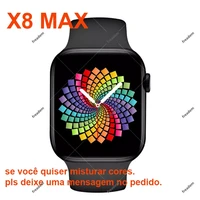 x8 max bluetooth call smartwatch fitness bracelet heart rate monitor smart watch men sport women for ios pk x7
