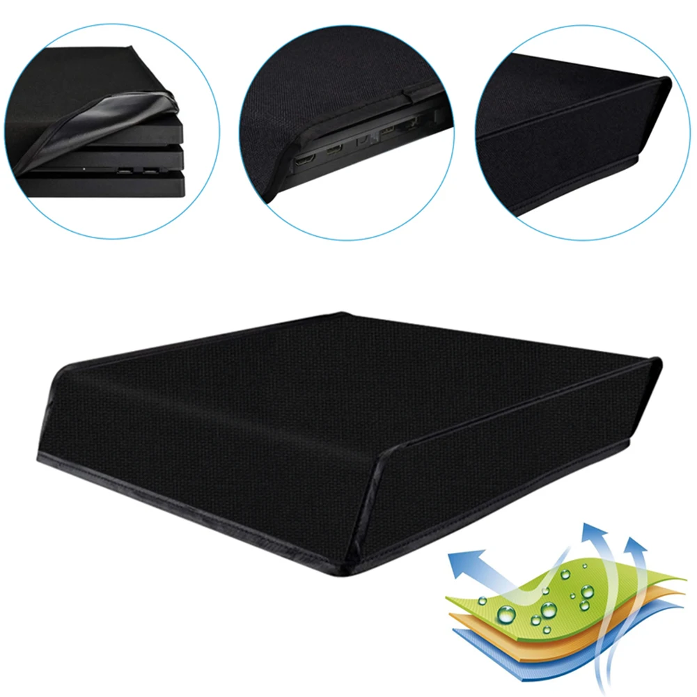 

Пылезащитный чехол для PS4 Pro, защитный чехол для хранения пыли, защитный чехол для игровой консоли, кожаный Органайзер, аксессуары