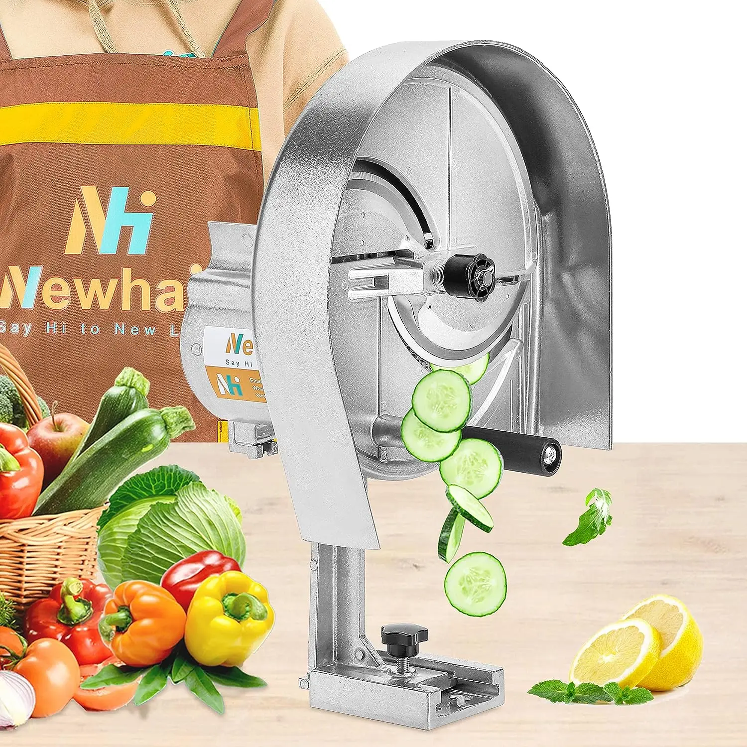 

Potato Slicer Fruit Vegetable Slicing Machine Cabbage Shredder Rebanadora de Vegetale for Onions Potatoes Lemons