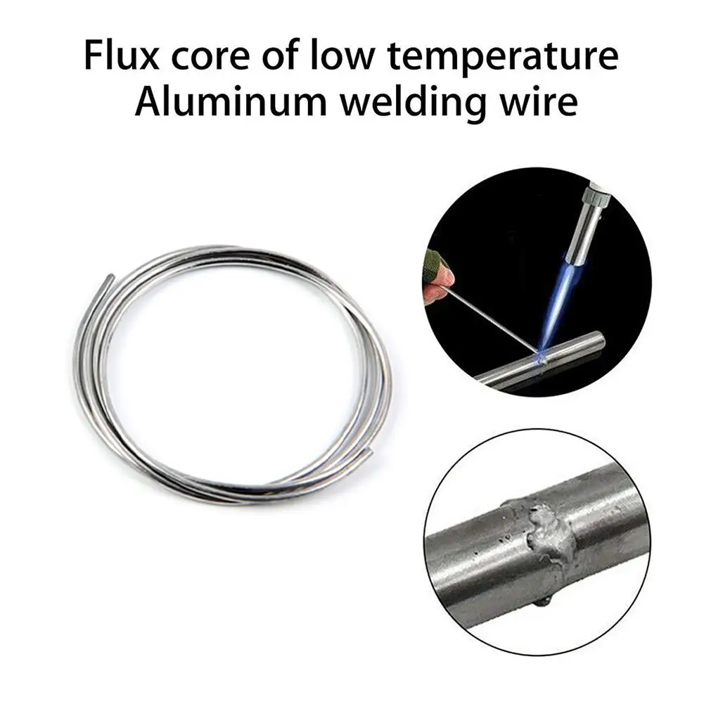 

Low Temperature Easy Melt Aluminum Universal Silver Welding Rod Cored Wire 1.6mm/2.4mm Rod Solder No Need Solder Powder Weld Bar