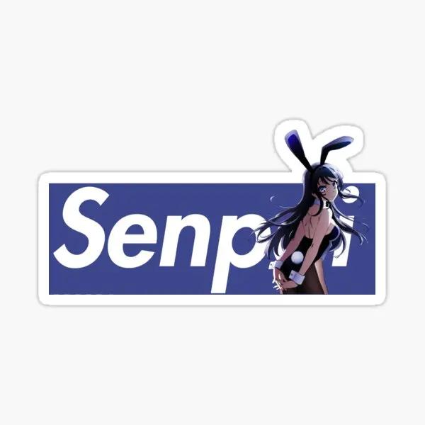 

Наклейки Sakurajima Mai 5 шт. для забавного автомобиля художественный фон для ноутбука аниме для гостиной бутылки для воды для дома милая детская к...