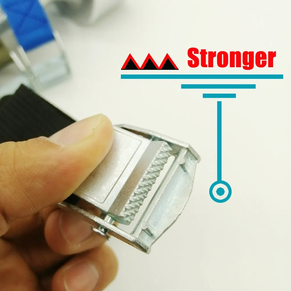 

1M Buckle Tie-Down Belt Cargo Straps For Car Motorcycle Bike With Metal Buckle Tow Rope Strong Ratchet Belt For Luggage Bag
