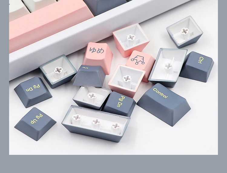 Фото 135 клавиш GMK Momo Yume, набор колпачков для клавиш Cherry Profile PBT, сублимационная краска для Cherry MX Switch, механическая клавиатура №5