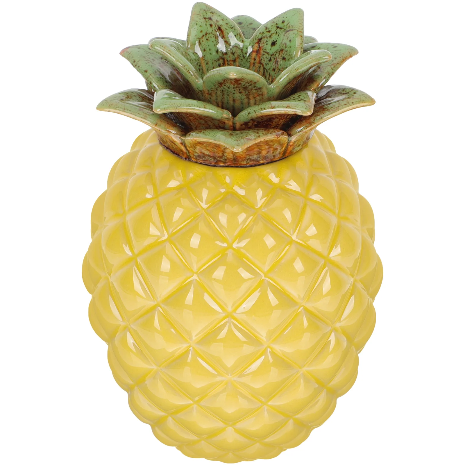 

Pineapple Tea Cookie Containers Portable Storage Holder Dried Canister Candy Jar Travel Ceramics Sealing Airtight