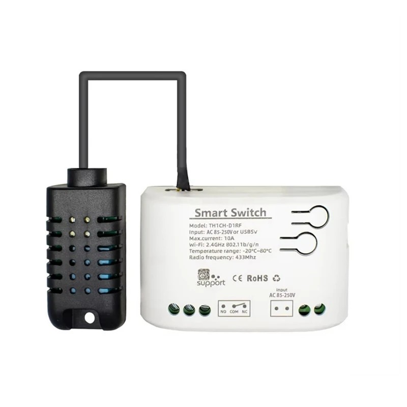 Wi-Fi умный датчик температуры и влажности монитор переключатель дом Ewelink