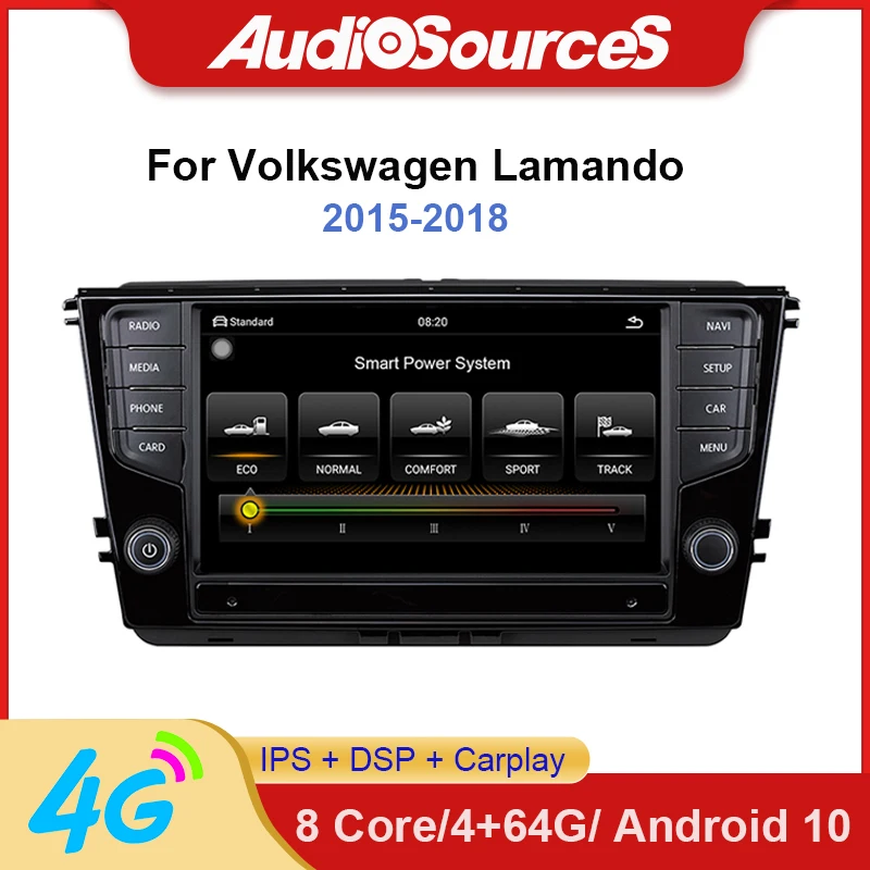

Android 10 Car Radio Navigation CarPlay 8" Car Multimedia Video Player For VW Lamando 2015-2018 MQB Platform Smart Power System