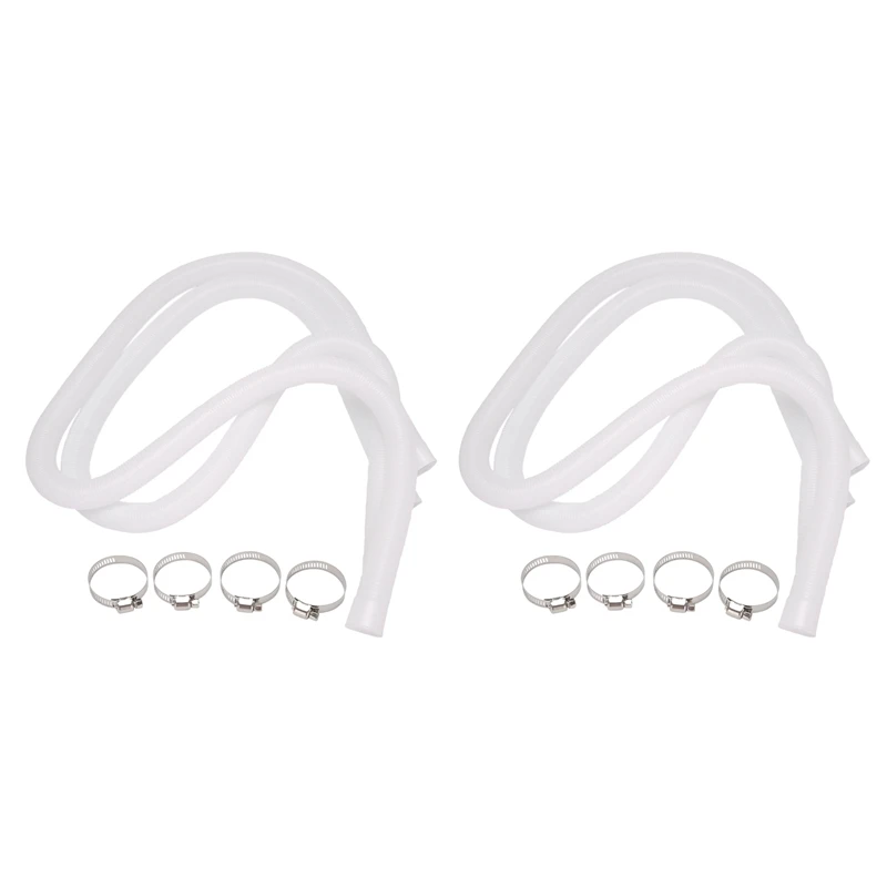 

4 Pack Accessory Hose Replacement For Intex Models 607 637 1.25Inch Diameter Pool Pump Hose - 59Inch (150Cm)