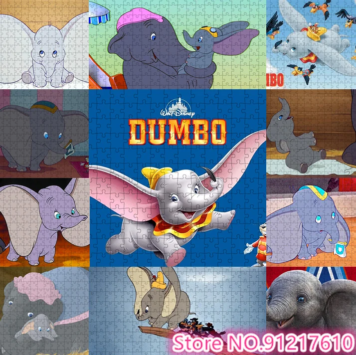 

1000 Piece Puzzle Disney Dumbo Adventure Children's Brain Burning Game Puzzle Gift Preferred
