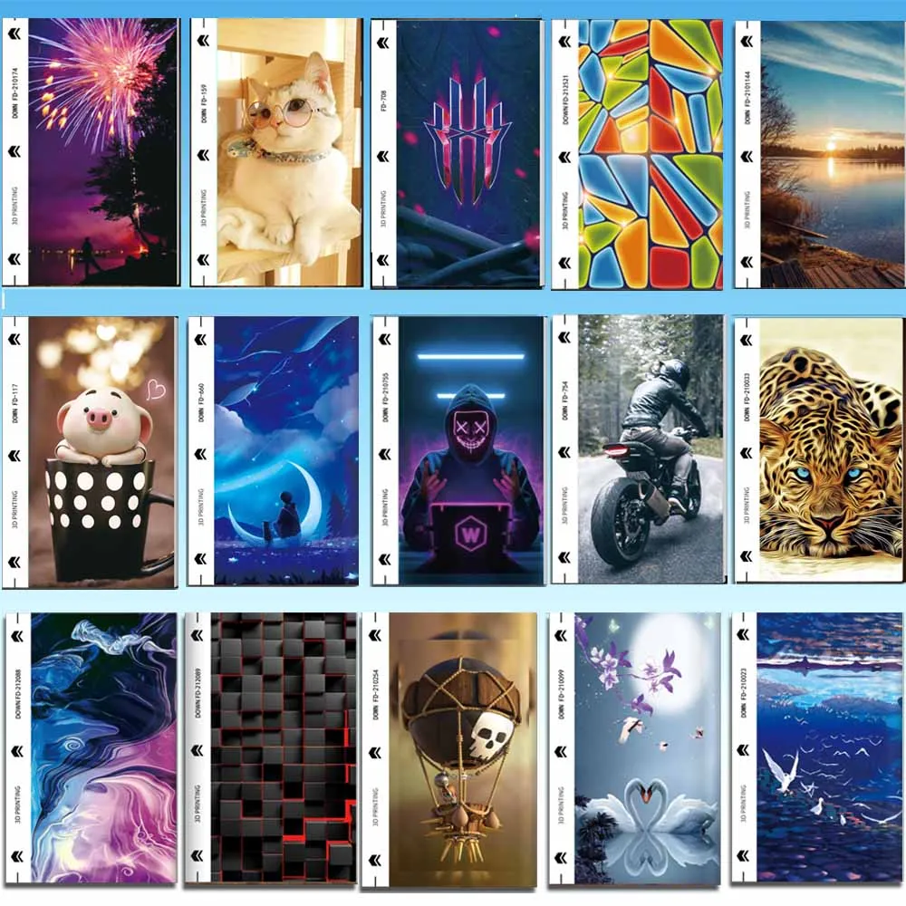 Рельефная цветная пленка на заднюю крышку защитная наклейка лист для пленки