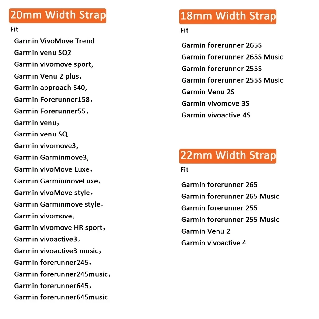 Силиконовый ремешок для часов Garmin Forerunner 255 255S 645 245 шнур 2 Plus 2s SQ Vivoactive 4 4S 3