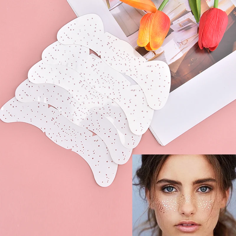 

5Pcs Sexy Nep Sproeten Tattoo Stickers Sproeten Make Stickers Vrouwen Maken Accessoires Fashion Make-Up Verwijderbare