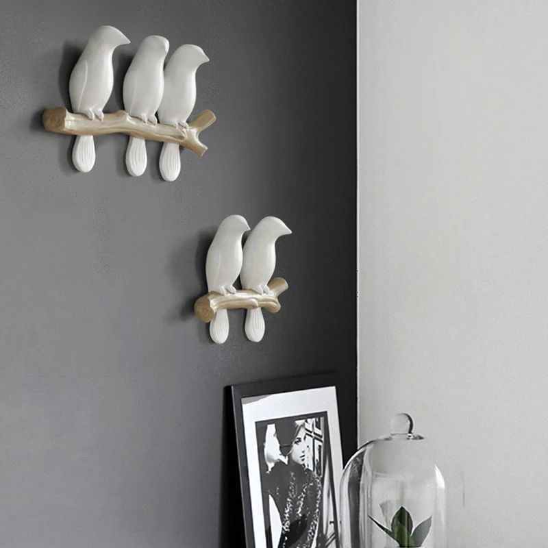 Настенные Стикеры для спальни украшение стен полимерная птица креативная