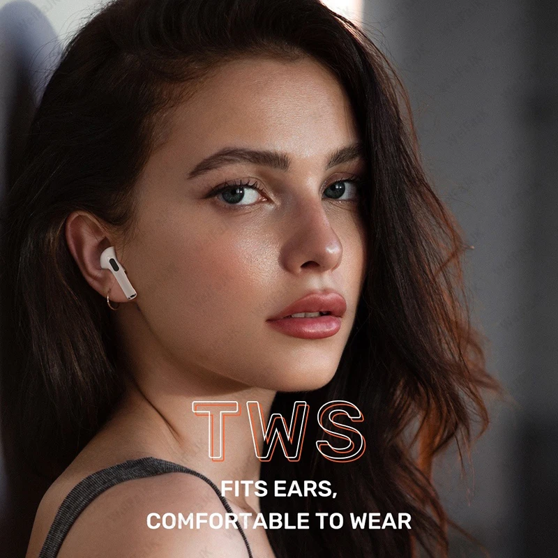 Original Air Pro 4 TWS Wireless Earphone Bluetooth 5.0 Dual Stereo Noise Reduction Bass For Xiaomi Lenovo iPhone Apple Earphones images - 6