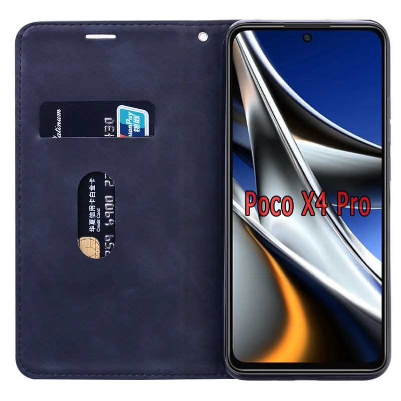 for xiaomi poco x4 pro 5g case magnetic card stand flip leather wallet phone protective book cover for poco x 4 pro case etui free global shipping