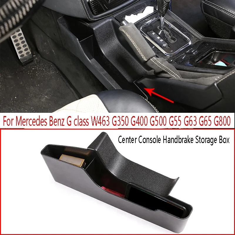 

Car Center Console Handbrake Storage Box for Mercedes Benz G Class W463 G350 G400 G500 G55 G63 G65 G800 2004-2011