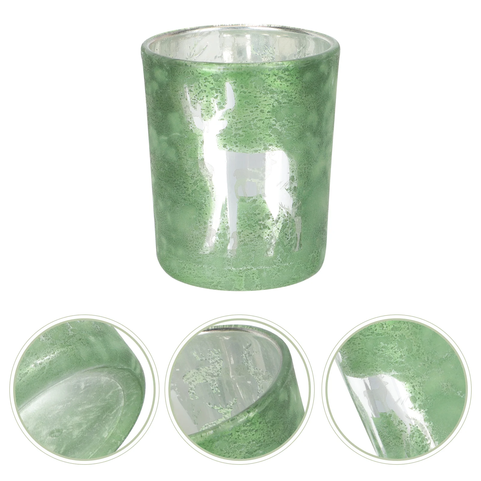 

Xmas Holder Christmas Candlestickcandleholder Adorn Holders Decorative Desktop Decor Tealight Festival Decorations Party Shelf