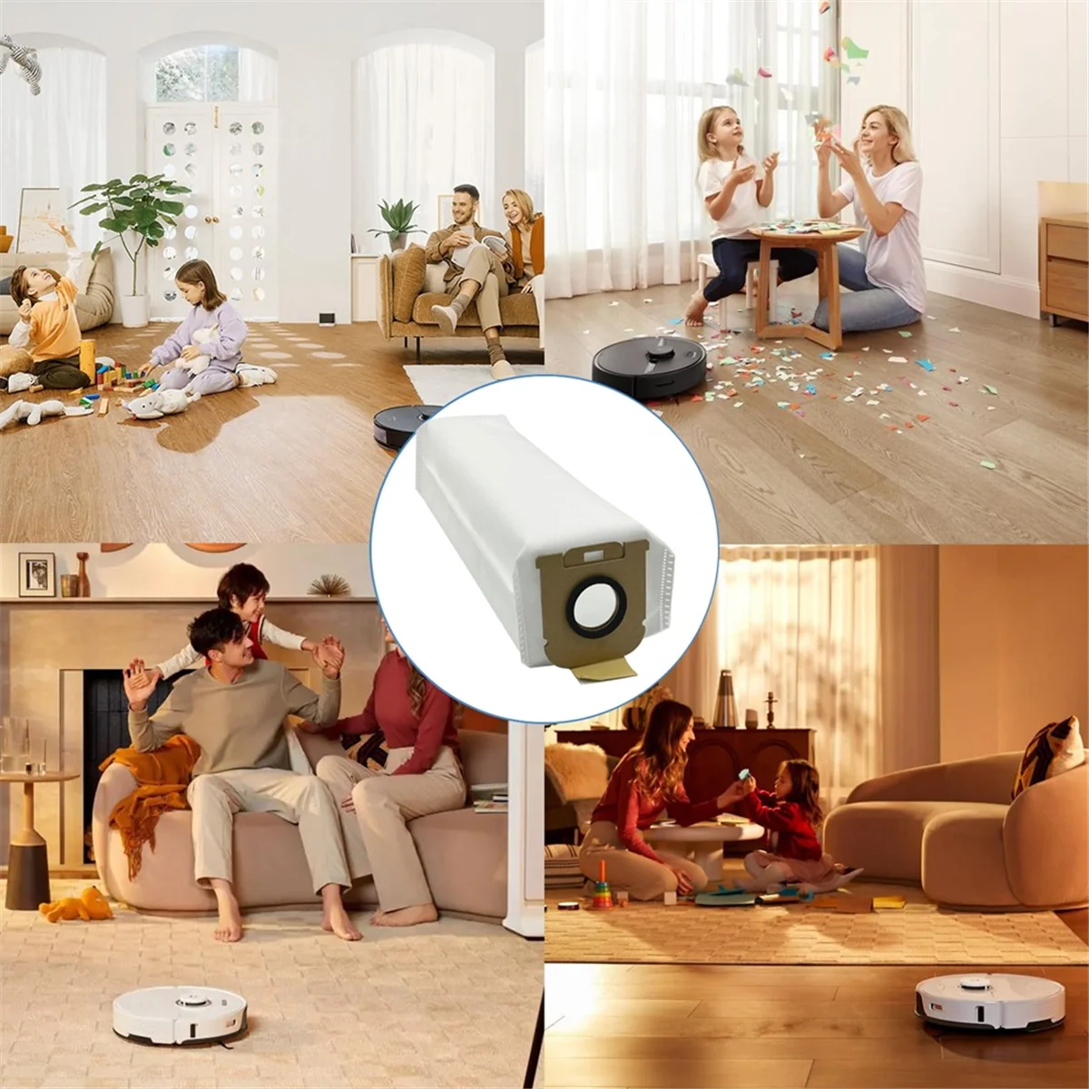 6 шт. для Z10 Station робот-пылесос мешок пыли запасные части нетканый мусора