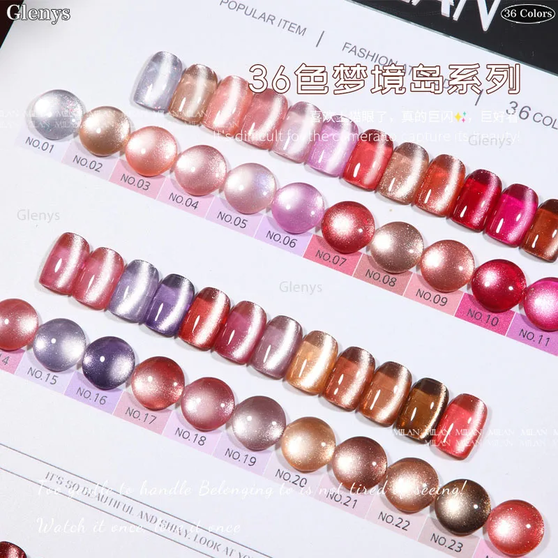 Гель-лак для ногтей полуперманентный 36 цветов