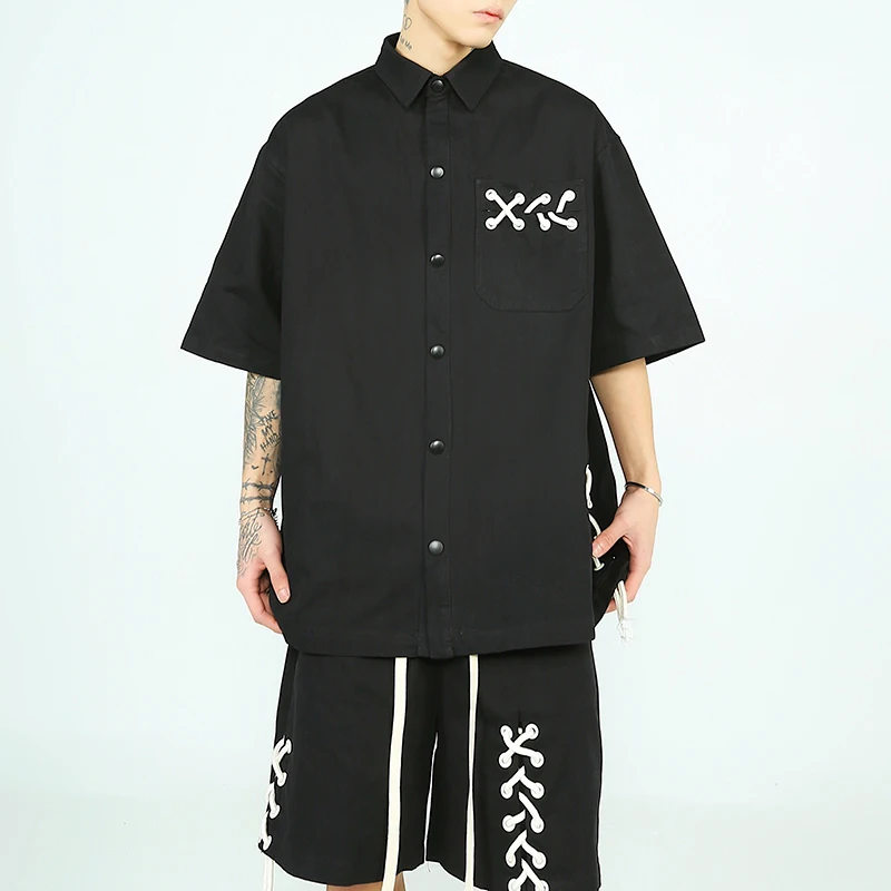 

Летняя Свободная Повседневная футболка с коротким рукавом и карманами