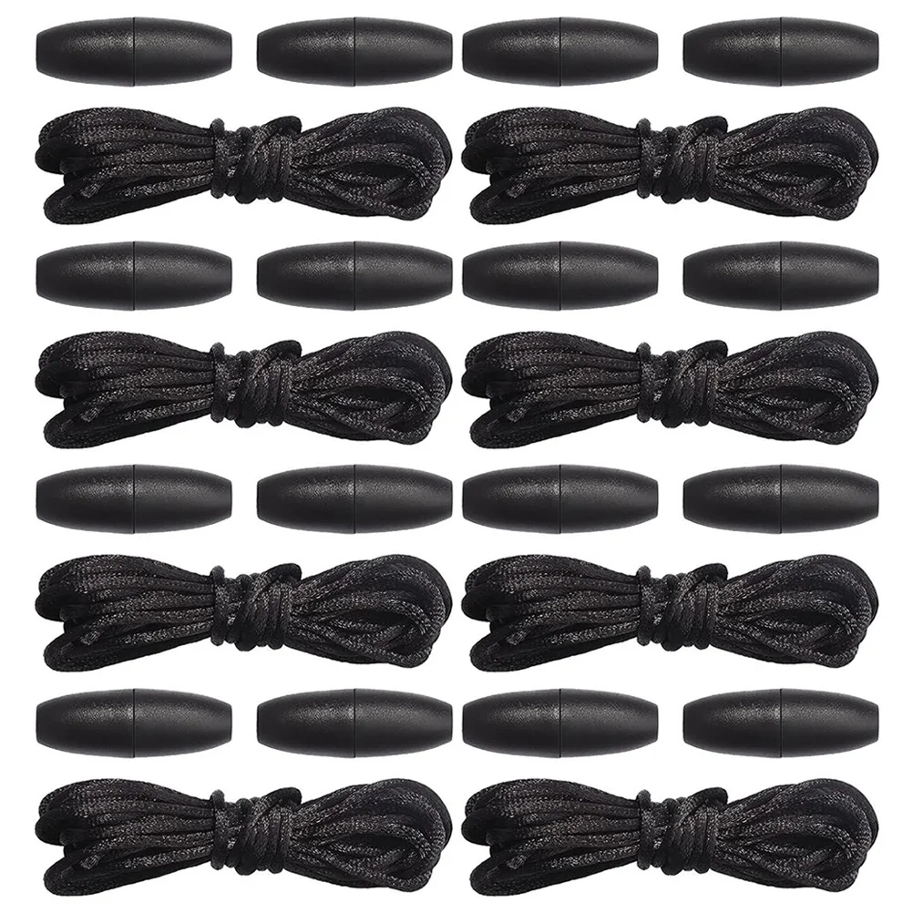 

1 Set of Breakaway Clasps Plastic Bead Barrel Connectors Lanyard Safety Clasp Buckle with Lanyards