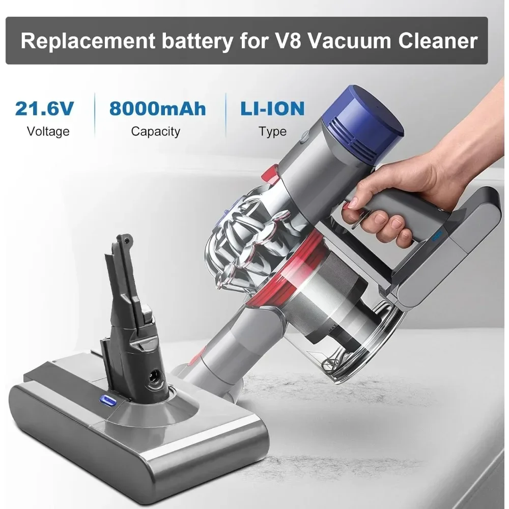 Перезаряжаемая литий-ионная батарея для пылесоса серии Dyson DC31 DC34 V6 V7 V8 V10 V11