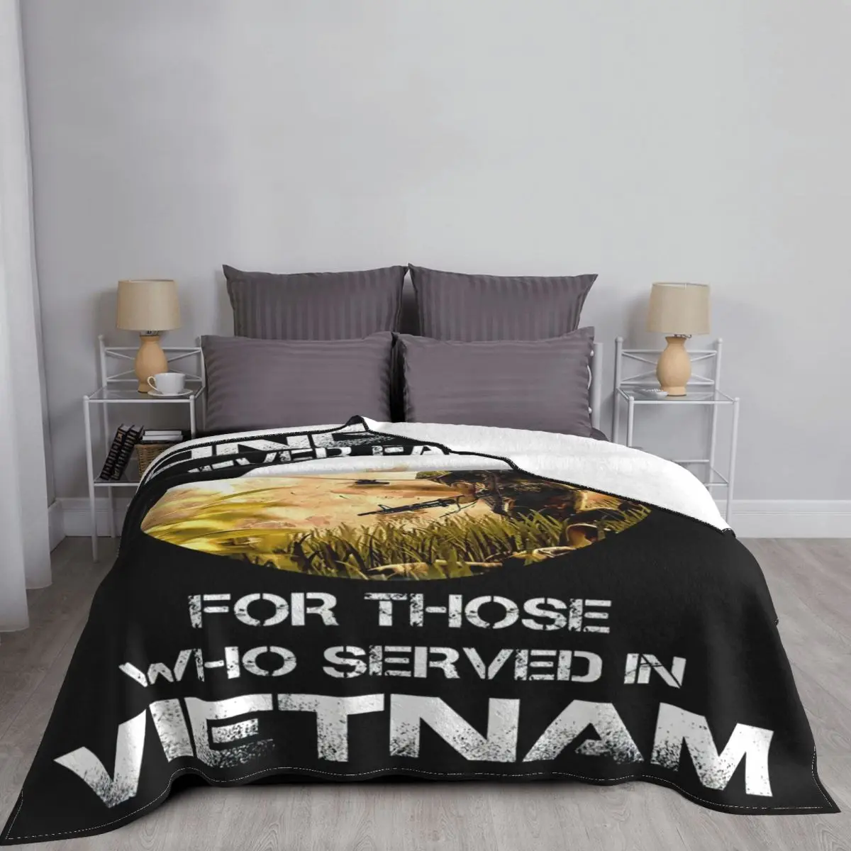 Настраиваемое мягкое Фланелевое теплое одеяло с принтом во Вьетнаме
