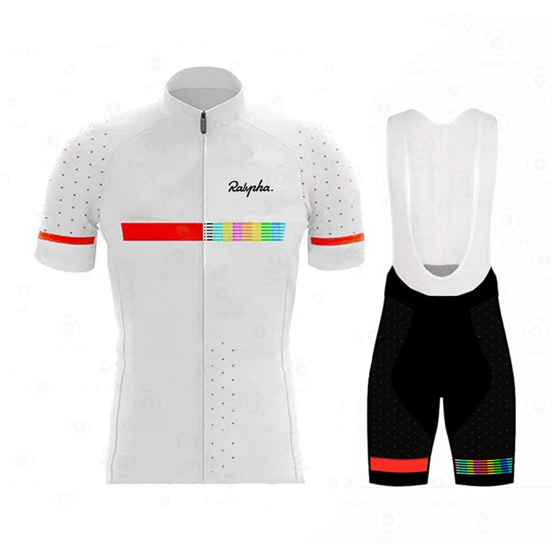 Комплект одежды для велоспорта 2022 Raphaful Team Mens Racing Cycling Suits Tops Triathlon Pro Bike Wear Quick Dry Jersey Ropa Ciclismo Clothing Sets.