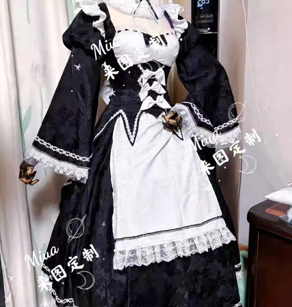 Фото COWOWO Re:Zero Frederica Baumann Косплей Костюм Cos Game Аниме Вечеринка Униформа Хэллоуин Играть Ролевая Одежда Одежда №1