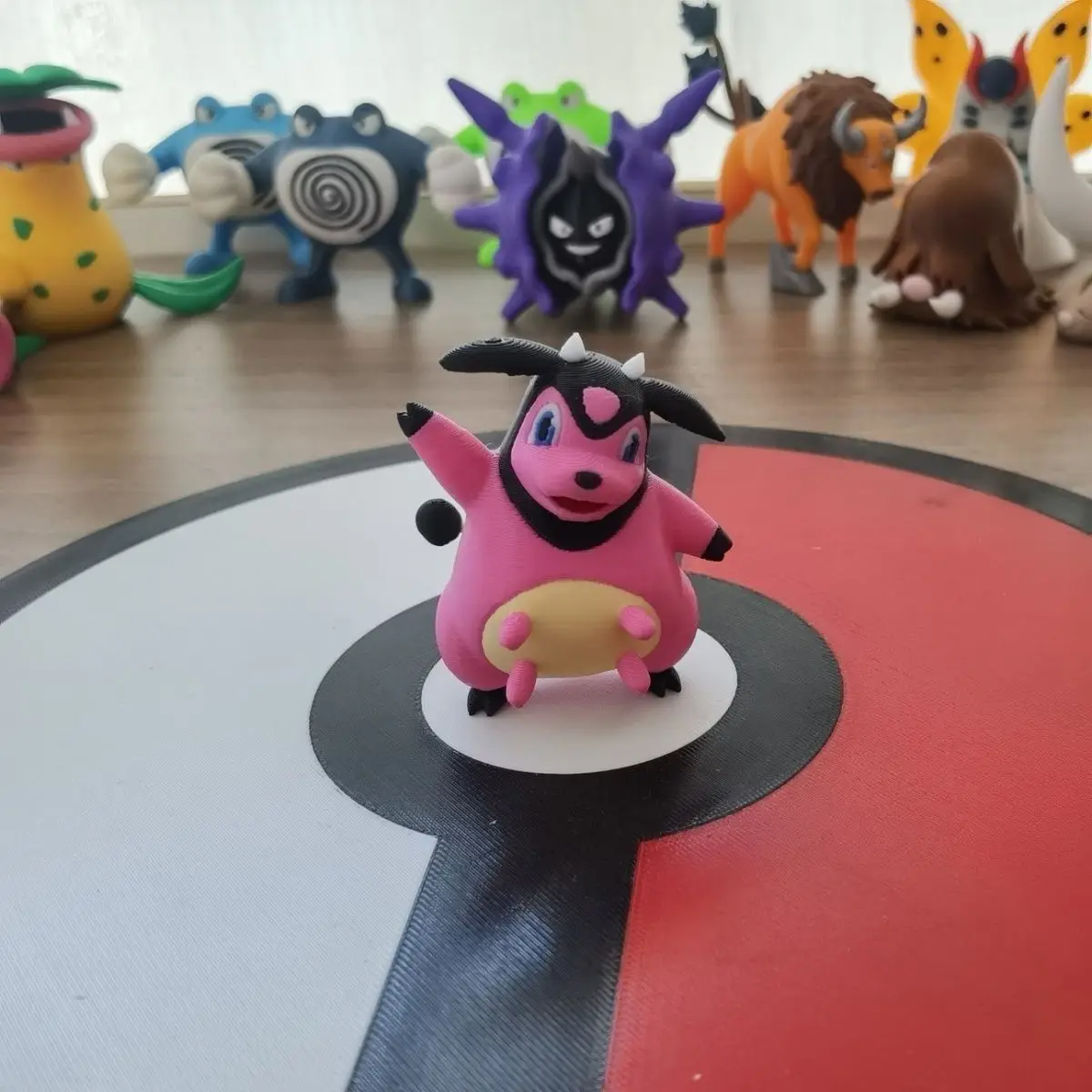 Новые Аниме фигурки покемона Miltank пропорциональный мир 1:20 Diy 3D печать кавайный