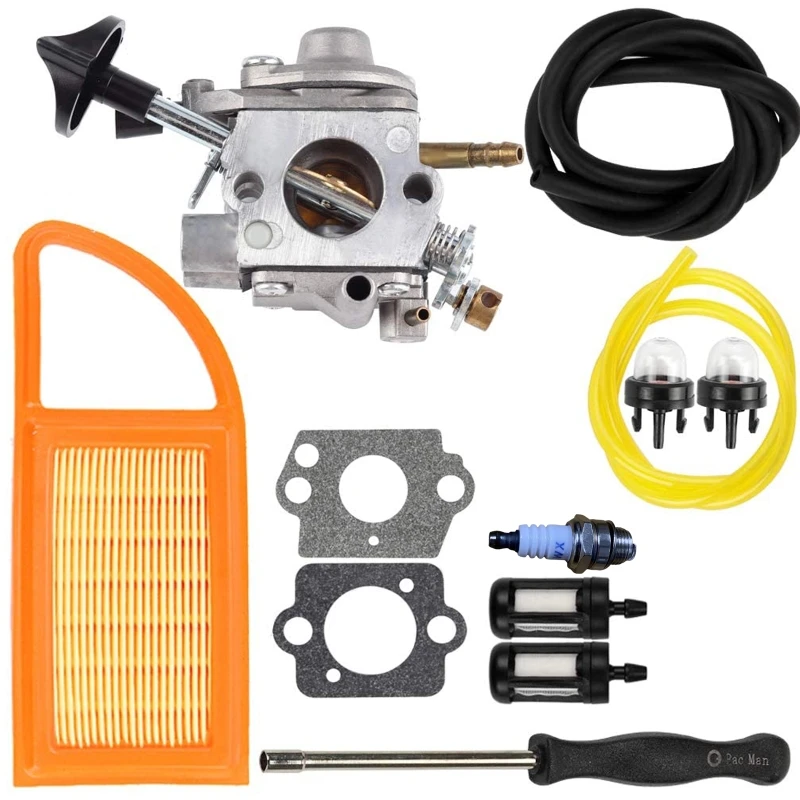 

Карбюратор, воздушный фильтр, комплект для ремонта топливного карбюратора для BR500 BR550 BR600, рюкзак, вентилятор, лист, части