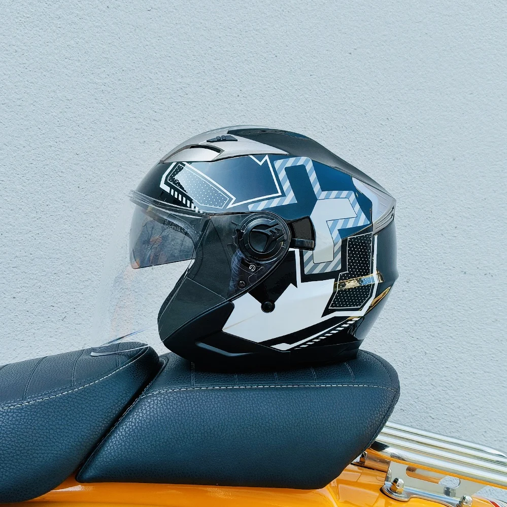 Последняя ограниченная серия одобренный DOT винтажный мотоциклетный шлем с