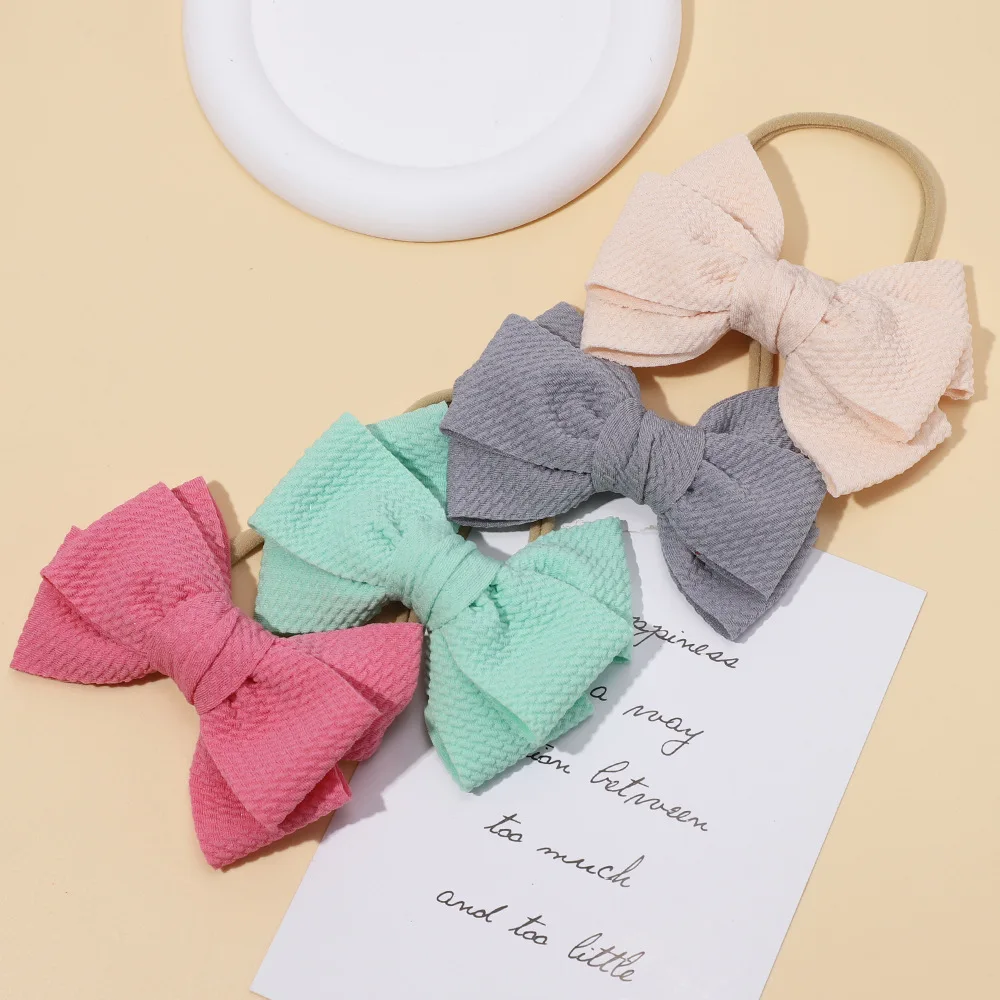 12 шт./упаковка Детские резинки для волос 4 3 дюйма