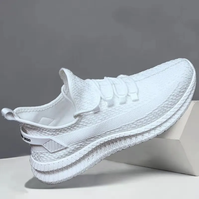 

2021 new autumn trend breathable coconut mesh shoes sports leisure running white shoes