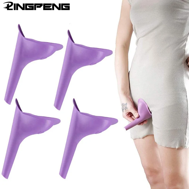 

Портативный Женский дорожный туалет, многоразовый женский писсуар для путешествий и кемпинга