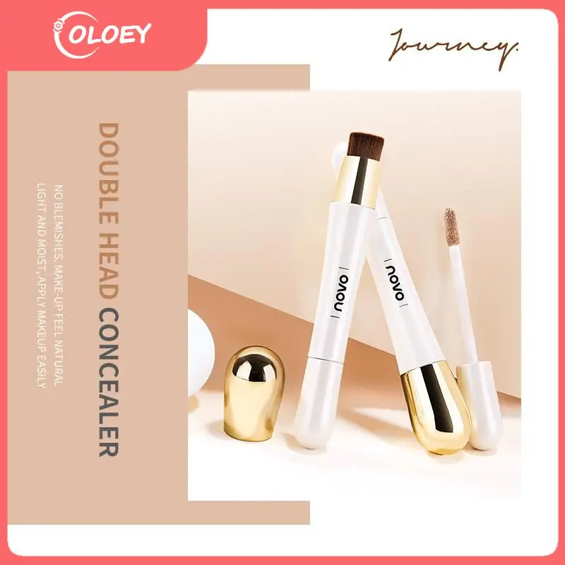 

Moisturizing Light Mist Concealer Liquid Foundation with brush Concealer longlasting Not Stuck Hydrating Liquid Foundation TSLM1