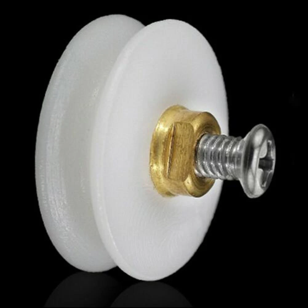 

Pulley Shower Door Rollers Arc Push Glass Door Hanging Wheel Shower Pulley Sliding Door Roller Diameter 22.5mm