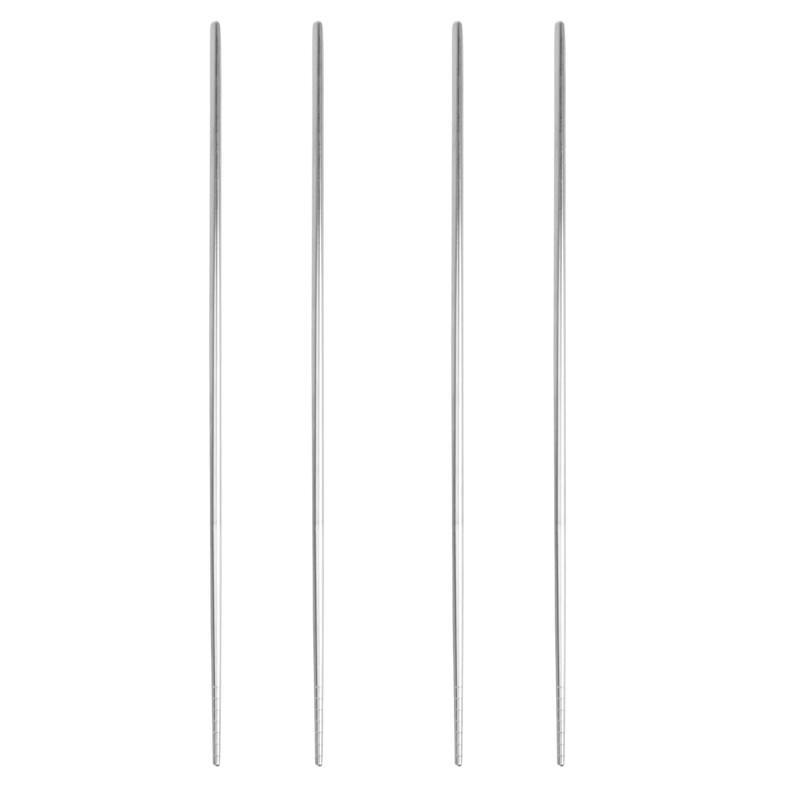 

2 Pairs Stainless Steel Chopstick Noodle Chopsticks Cooking Chopsticks Chopsticks Frying Chopsticks