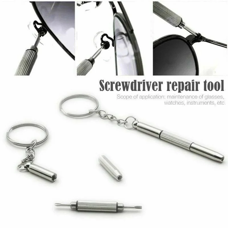 

Screwdriver Tool 3 in 1 Mini Repair set Mobile Phone Glasses keyring for Watch
