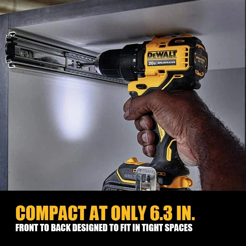 DEWALT DCD708 20 в литий-ионный бесщеточный компактный 1/2 дрель/привод 1650 об/мин 65 нм
