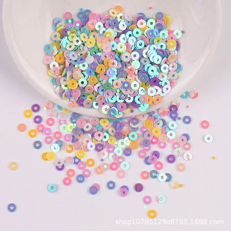 Круглые блестящие иллюзионные бусины из ПВХ 2 мм 3 4 аксессуары для одежды обуви и