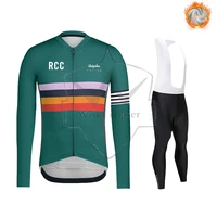 2022 men bike team cycling clothes new winter keep warm fleece clothing long sleeve jersey set thermal fleece skinsuit raphaful